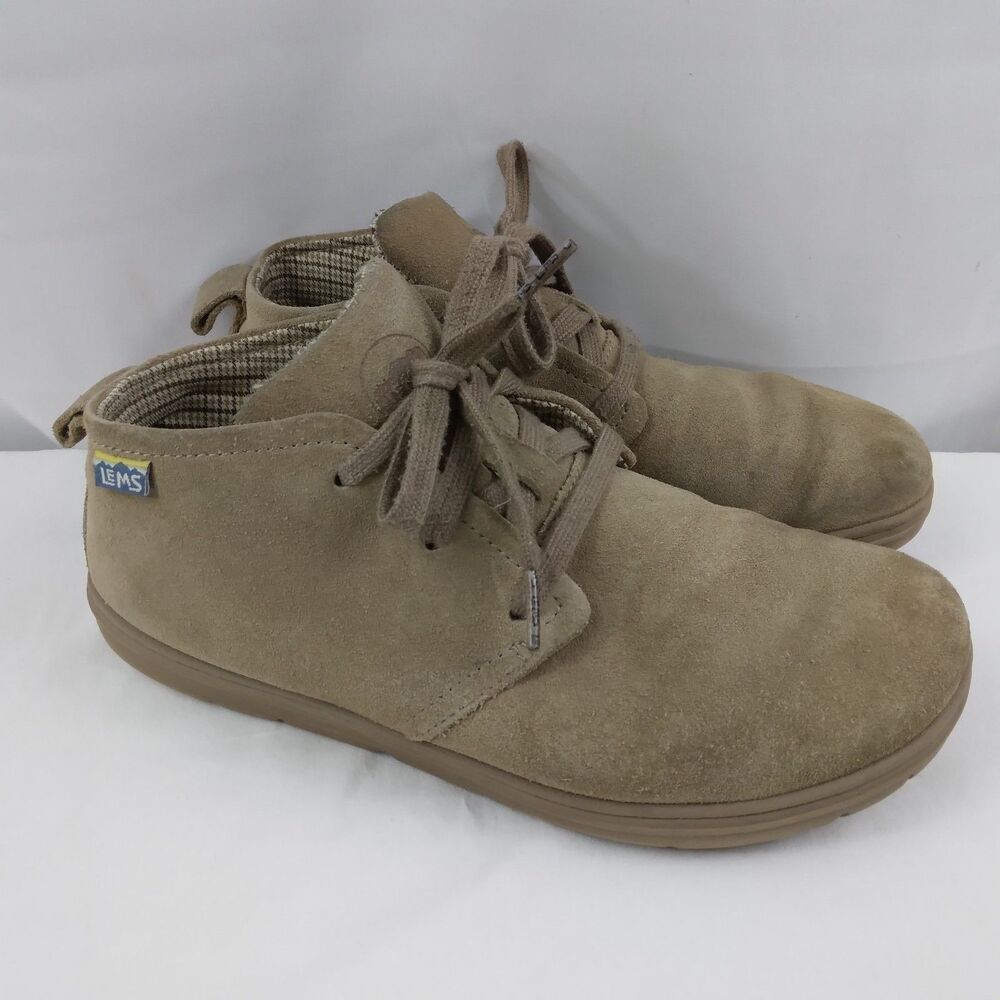 Lems Chukka Boots Beige Suede Sandstone Casual Minimalist Men’s 8.5 Women's 10